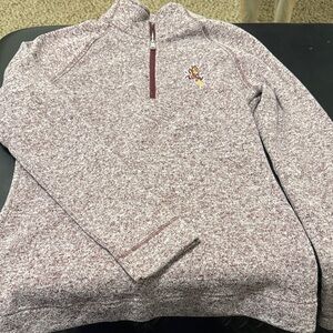 ASU Maroon Quarter zip